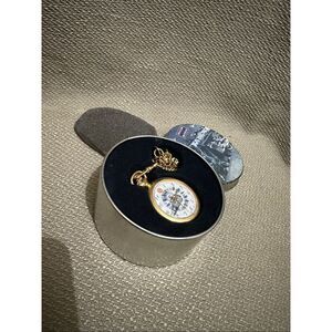 Vintage Lionel Trains Collectors Pocket Watch Gift Tin 1998 Needs Battery Motion